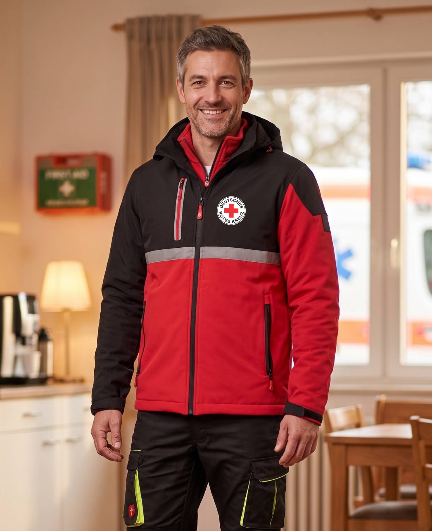 Softshelljacke "Active PRO" gefütterte Winterjacke 3-lagig
