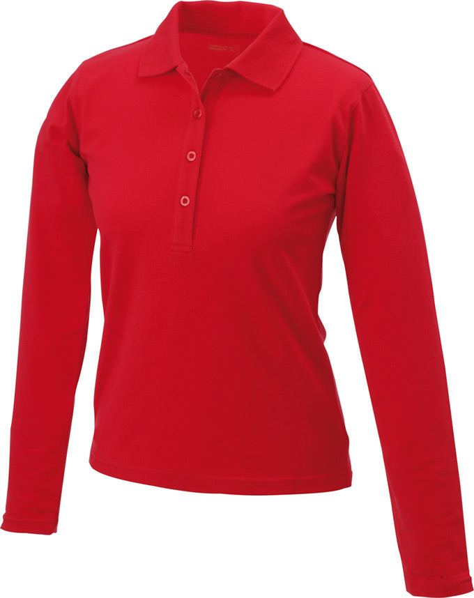 Langarm Polo-Shirt für Damen und Herren