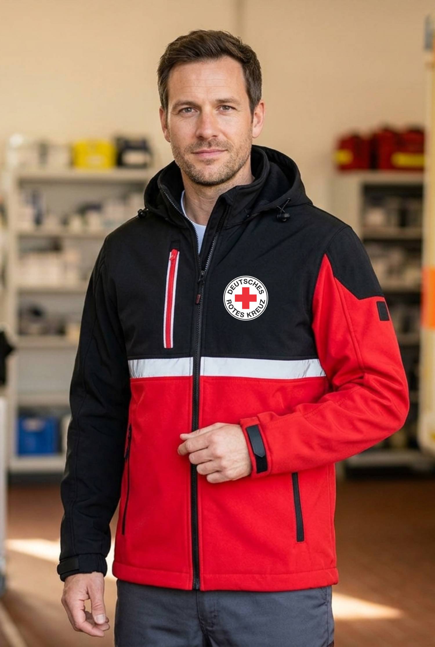 Softshelljacke "Active PRO" gefütterte Winterjacke 3-lagig